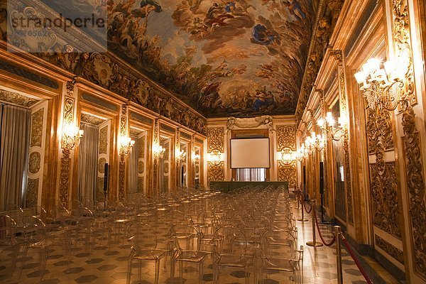 Europa  Zimmer  verziert  Palast  Schloß  Schlösser  Florenz  Italien  Toskana