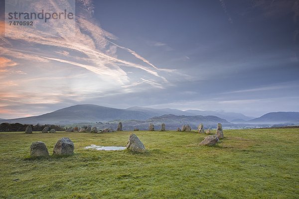 Europa  Stein  Großbritannien  See  Kreis  Cumbria  Ortsteil  England