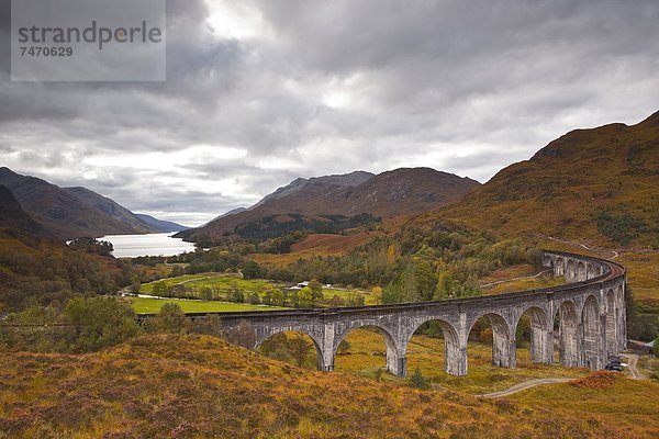 Europa  Großbritannien  Ehrfurcht  Argyll and Bute  Highlands  Schottland  schottisch  Viadukt
