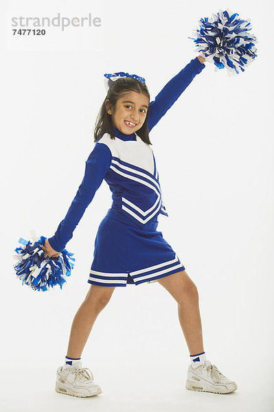 Portrait  halten  5-9 Jahre  5 bis 9 Jahre  Pompon  Cheerleader