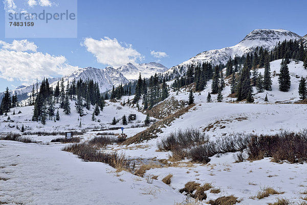 San Juan Mountains  Highway 550  Colorado  USA