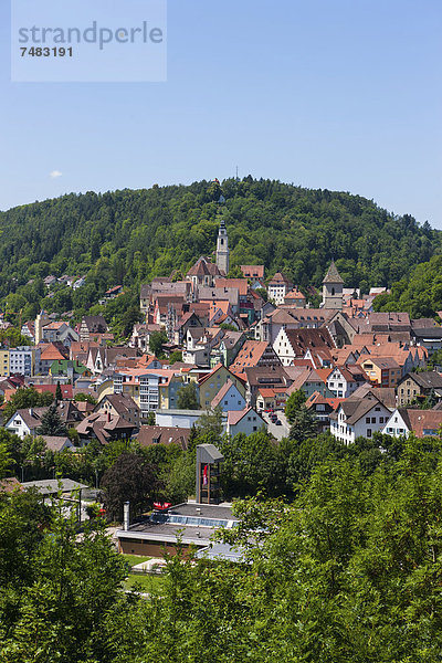 Europa Baden-Württemberg Schwarzwald Deutschland Horb am Neckar