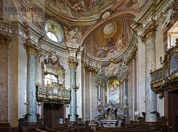 Paurakirche  Wallfahrtskirche Stadl-Paura Zur Heiligen Dreifaltigkeit  Stadl-Paura  Traunviertel  Ober÷sterreich  Ísterreich  Europa