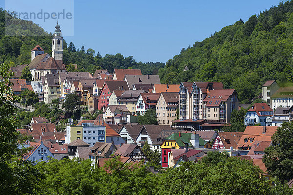 Europa Baden-Württemberg Schwarzwald Deutschland Horb am Neckar