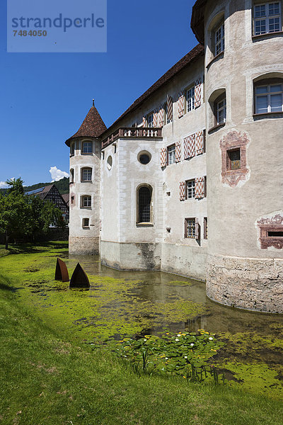 Wasserschloss Glatt  Glatt  Schwarzwald  Baden-Württemberg  Deutschland  Europa  ÍffentlicherGrund