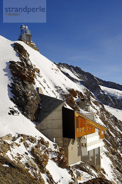 Sphinx-Observatorium  Jungfraujoch  Schweizer Alpen  Schweiz  Europa