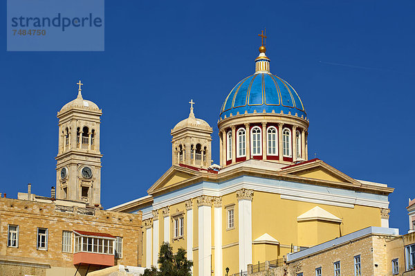 Europa Kirche Heiligtum Griechenland russisch orthodox russisch-orthodox Kykladen Klassisches Konzert Klassik griechisch