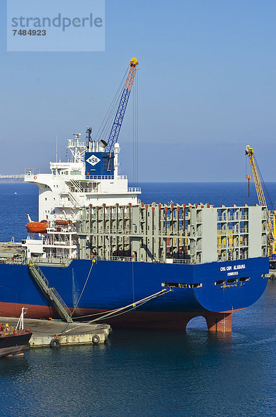 Hafen Schiff Antalya Container Türkei