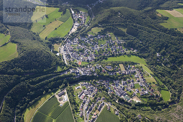 Europa  Deutschland  Rheinland-Pfalz  Blick auf das Dorf Schuld