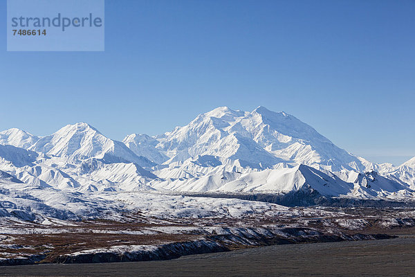 USA  Alaska  Blick vom Eielson Visitor Center im Denali Nationalpark