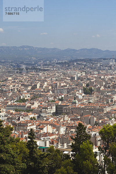 Europa  Frankreich  Marseille  Blick auf die europäische Kulturstadt