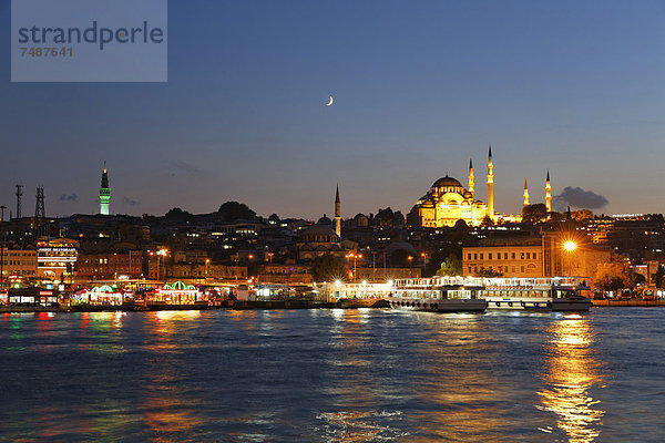 Europa  Türkei  Istanbul  Suleymaniye Moschee in Eminn