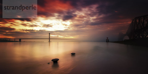 Vereinigtes Königreich  Schottland  Ansicht von Firth of Forth