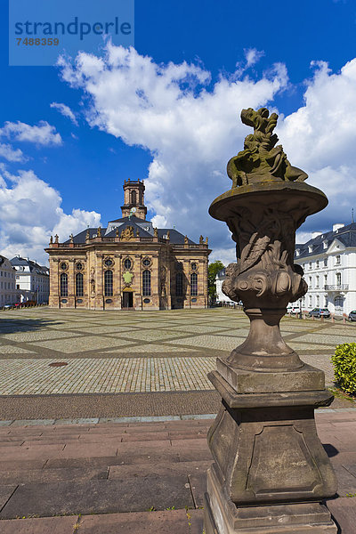 Deutschland  Saarland  Blick auf die St. Ludwigs Kirche