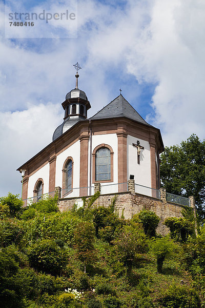 Deutschland  Saarland  Blick auf die Heilig Kreuz Kapelle