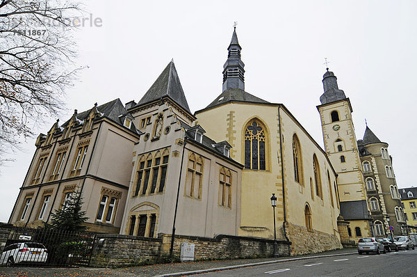 Saint Michael  Michaelskirche  Luxemburg  Europa  ÖffentlicherGrund