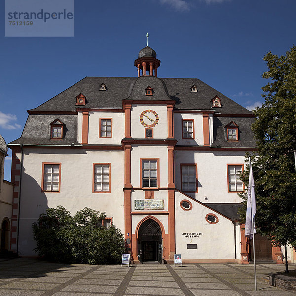 Altes Kauf- und Danzhaus  beherbergt das Mittelrheinmuseum  Koblenz  Rheinland-Pfalz  Deutschland  Europa  ÖffentlicherGrund