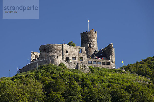 Burg Landshut im Ortsteil Bernkastel  Bernkastel-Kues  Rheinland-Pfalz  Deutschland  Europa  ÖffentlicherGrund