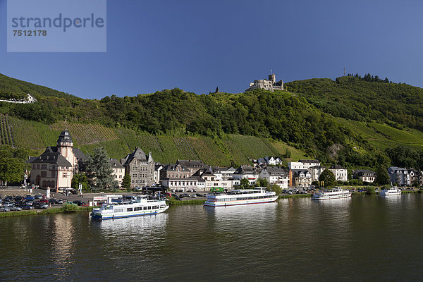 Europa Palast Schloß Schlösser über Kai Bernkastel-Kues Ortsteil Deutschland Landshut Rheinland-Pfalz