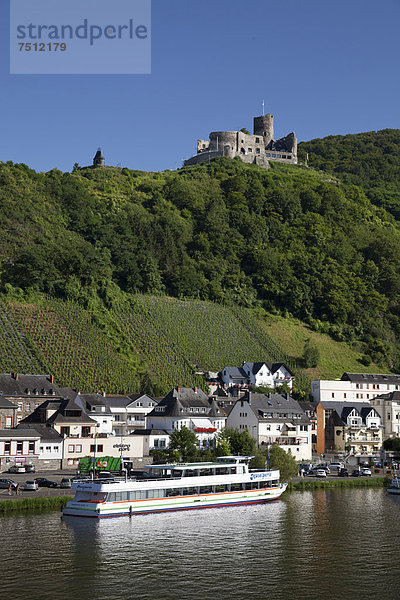 Europa Palast Schloß Schlösser über Kai Bernkastel-Kues Ortsteil Deutschland Landshut Rheinland-Pfalz