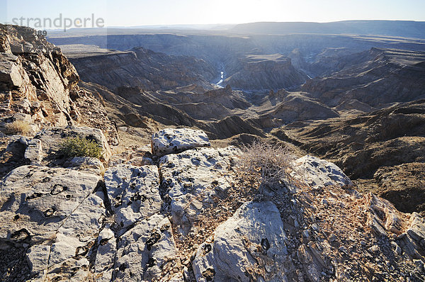 Abendstimmung  Fish River Canyon  Fischfluss-Canyon