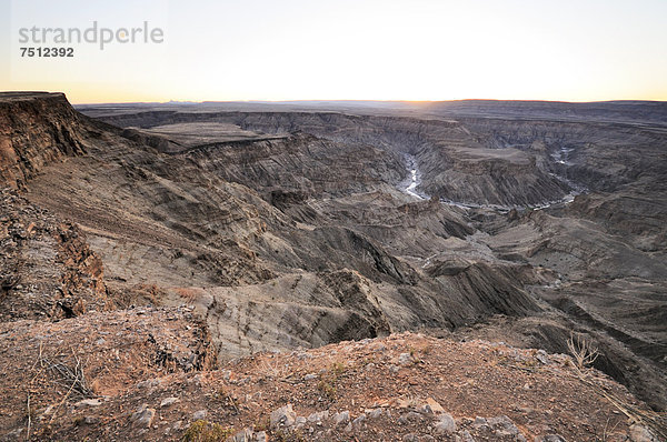 Abendstimmung  Fish River Canyon  Fischfluss-Canyon