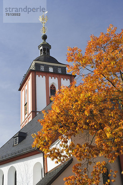 Das Krönchen  Wahrzeichen der Stadt Siegen auf der Nikolaikirche  Siegen  Siegen-Wittgenstein  Siegerland  Nordrhein-Westfahlen  Deutschland  Europa