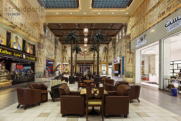 Ibn Battuta Shopping Mall  ägyptischer Teil  Dubai  Vereinigte Arabische Emirate  Naher Osten  Asien