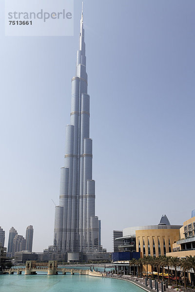 Vereinigte Arabische Emirate VAE Naher Osten Asien Burj Khalifa Dubai