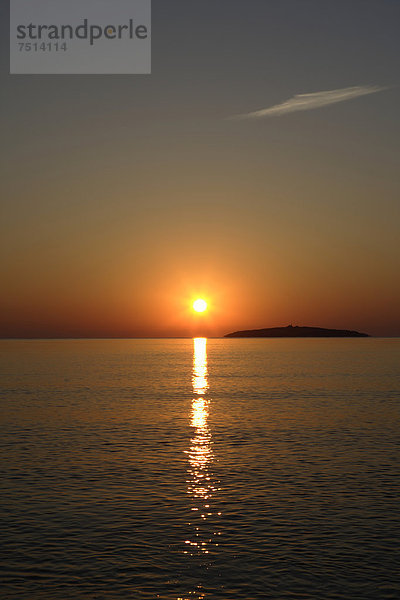 Sonnenaufgang  Schwarzes Meer  Bulgarien  Europa