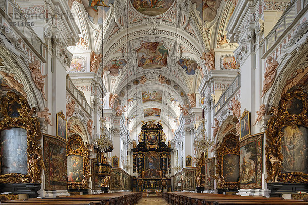 Ehemalige Stiftskirche Garsten bei Steyr  Traunviertel  Oberösterreich  Österreich  Europa
