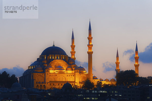 Süleymaniye-Moschee  Suleiman Moschee  Istanbul  Türkei  Europa  ÖffentlicherGrund