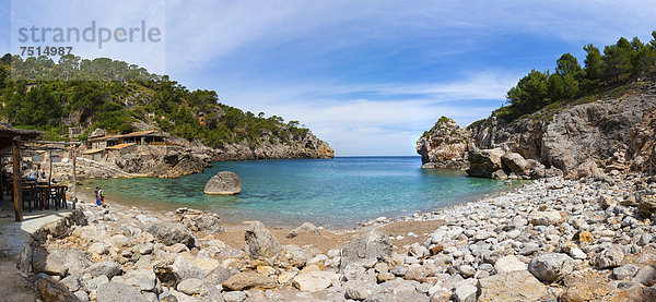 Europa verstecken Dorf angeln Mallorca Gewölbe Balearen Balearische Inseln Mittelmeer Spanien