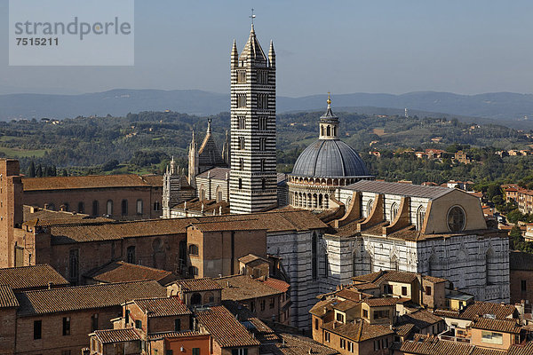 Europa Italien Siena Provinz Siena