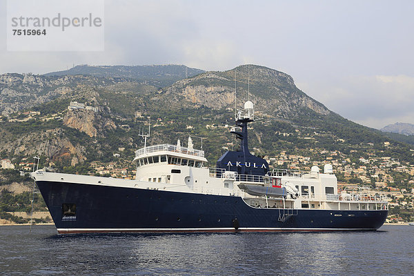 Europa Anker werfen ankern Schiff Yacht bauen Pilot Niederlande Mittelmeer Monaco