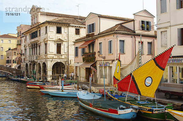 Segeln Europa Tradition Boot angeln Chioggia Italien