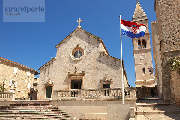 Kirche von Supetar  Insel Bra?  Kroatien  Europa