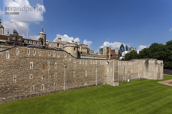 Tower of London  Innenhof  London  England  Großbritannien  Europa