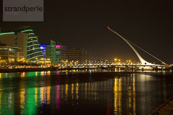 Convention Center und Samuel-Beckett-Brücke  Dublin  Irland  Europa  ÖffentlicherGrund