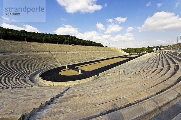 Panathinaikos  Stadion der ersten neuzeitlichen Olympischen Spiele 1896  Athen  Griechenland  Europa