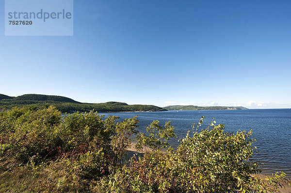 Baie-Sainte-Catherine  Region Charlevoix  Parc marin du Saguenay-Saint-Laurent  Sankt-Lorenz-Strom  Provinz QuÈbec  Kanada  Nordamerika