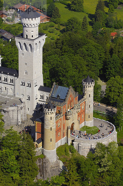 Schloss Neuschwanstein  Füssen  Allgäu  Romantische Straße  Bayern  Deutschland  Europa