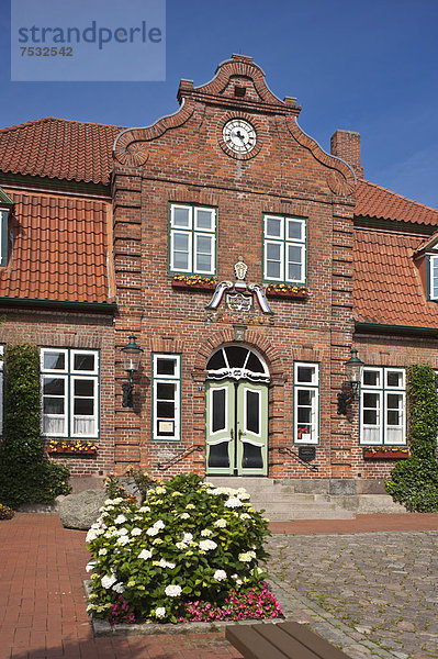 Rathaus  Lütjenburg  Schleswig-Holstein  Deutschland  Europa