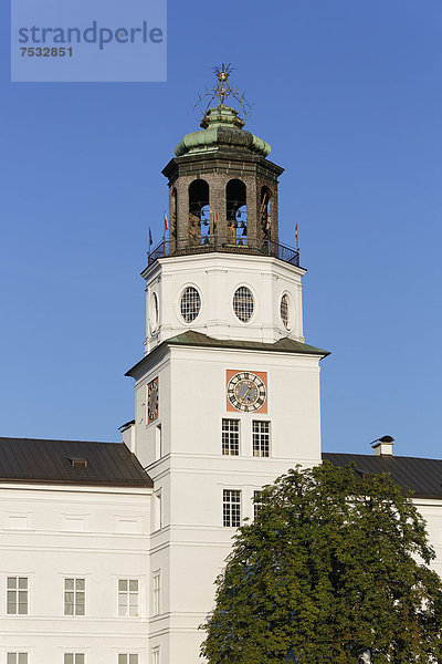 Salzburger Glockenspiel  Neue Residenz  Salzburg  Österreich  Europa  ÖffentlicherGrund