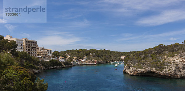 Hafen Europa Mallorca Balearen Balearische Inseln Bucht Mittelmeer Spanien