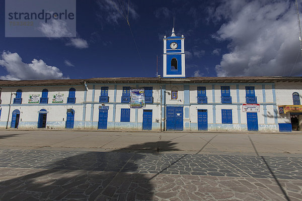 Rathaus in Celendin  Cajamarca  Peru  Südamerika