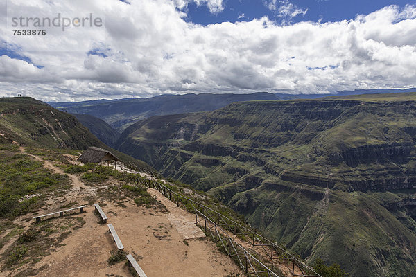 Canyon del Sonche bei Huancas  Chachapoyas  Amazonas  Peru  Südamerika