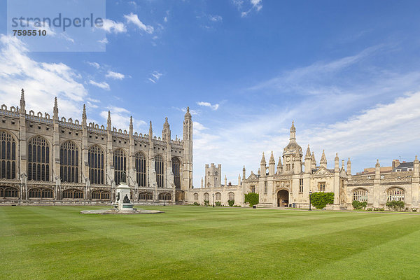 King's College  Cambridge  England  Großbritannien  Europa