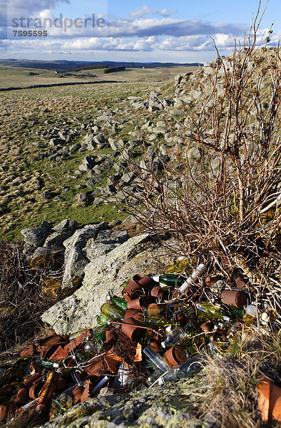 Müll  Aubrac  LozËre  Languedoc-Roussillon  Frankreich  Europa