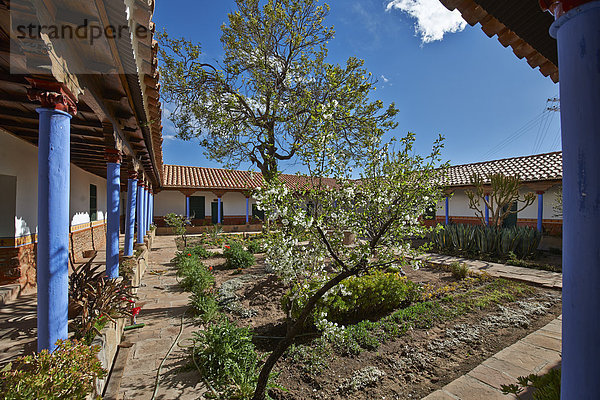 Innenhof des Klosters Santa Teresa  Potosi  Bolivien